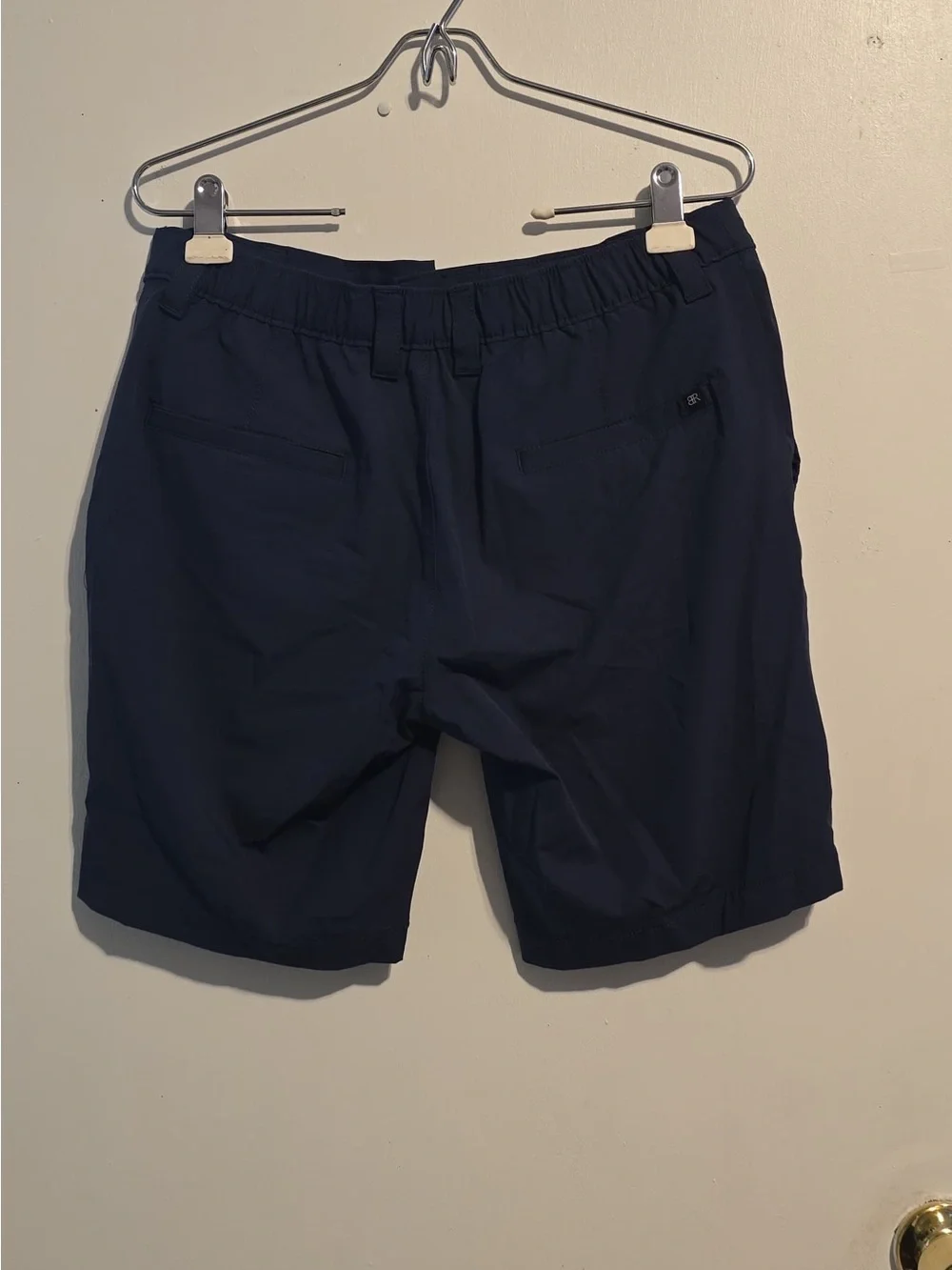 Banana Republic Men's Navy Flat-Front Shorts